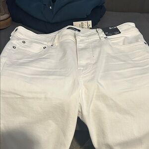 Express Men's Slim White Jeans